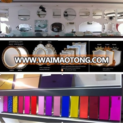 silver decorative mirror laminated factory high quality mirror