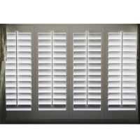 Good quality PVC window plantation shutters window directly from China  factory