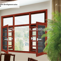 HIgh quality aluminium casement window with colonial bars