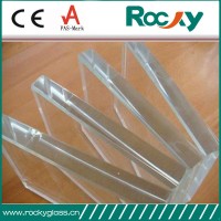 3.0mm to 4.0mm ultra white low iron pattern glass with high quality low price