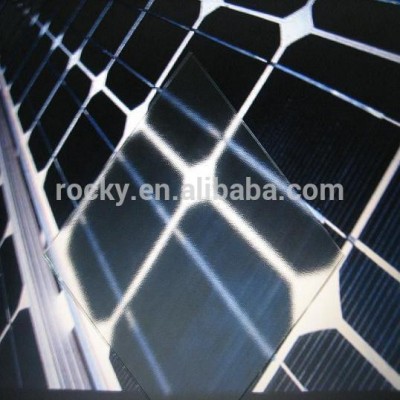 3.0mm 3.2mm 4.0mm Solar glass low iron pattern glass