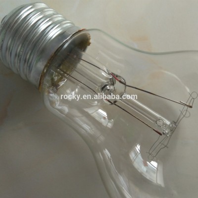 High quality 25w 60w 100w clear frosted incandescent bulb e27